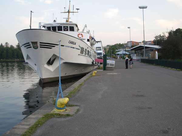 de boot van Lappeenranta naar Vyborg